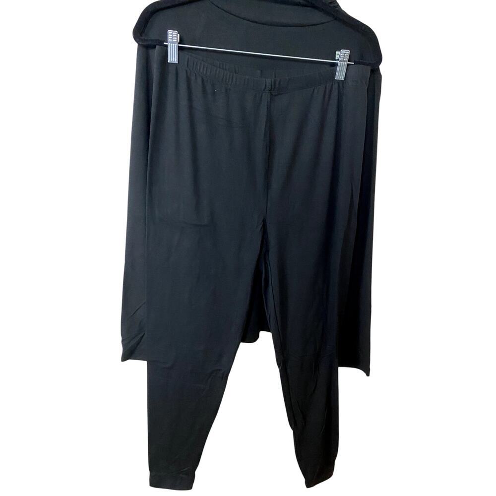 Zenana Black Mock Neck Top & Leggings Set - Sz. 1X - 3X (Boutique) - Picture 2 of 4